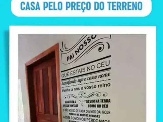 Imagem: A casa possui 1 Dormitório, 1 Banheiro, 1 Vaga na garagem