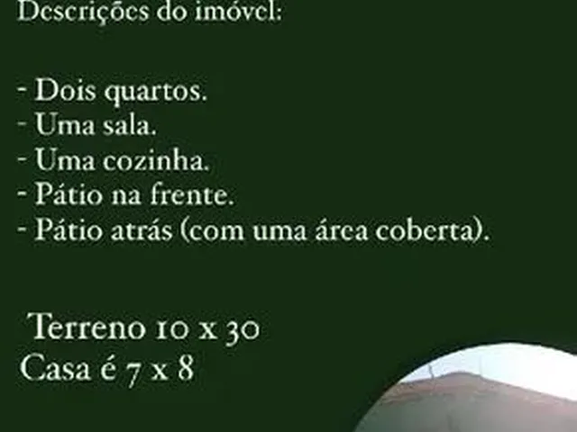 Imagem: Aluga Casa Restinga,2 Quartos