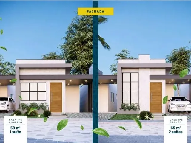 Imagem: Casa de Condomínio com 2 Quartos, 65M²