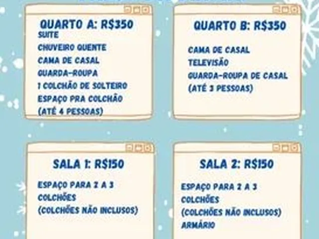 Imagem: Hospedagem Fig 2023 - Festival de Inverno