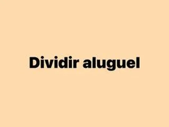 Imagem: Dividir Aluguel