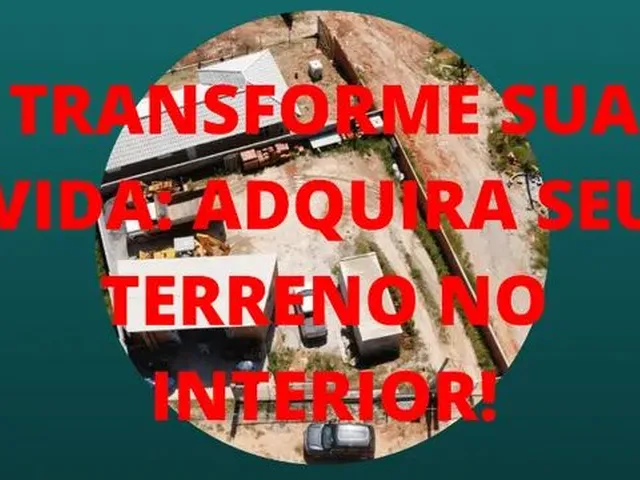 Imagem: Condomínio de Chácaras Liberado pra Construir