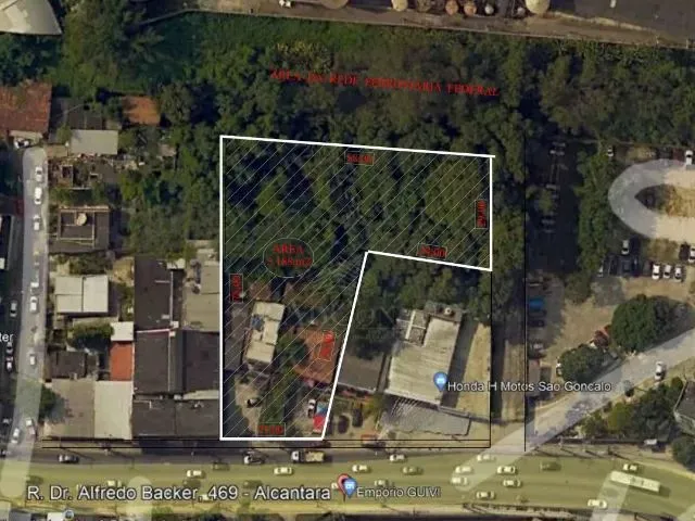 Imagem: O terreno possui 3.188m² de Área e está localizado em