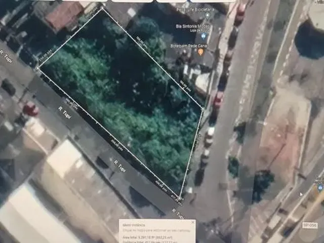 Imagem: O terreno possui 1.200m² de Área e está localizado em