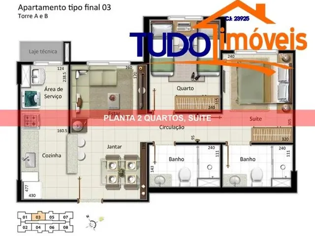 Imagem 7: Gama - Apartamento Padrão - Setor Sul