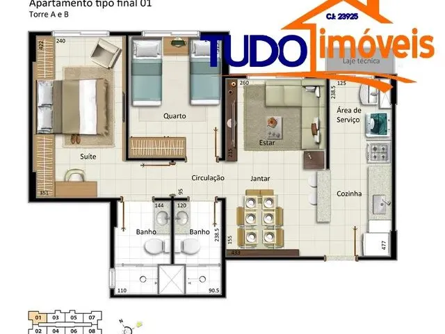Imagem 10: Gama - Apartamento Padrão - Setor Sul