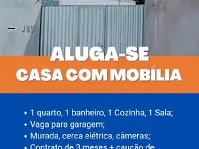 Imagem: Aluga-Se Casa com Mobília