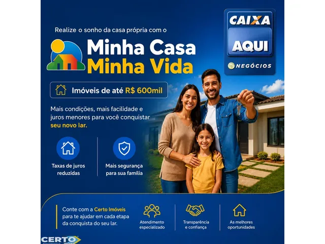 Imagem: MINHA CASA MINHA VIDA APROVEITE ESSA OPORTUNIDADE