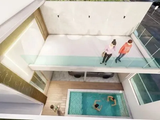 Imagem: Casa com 297 M2, com Piscina,Varandado,3/4