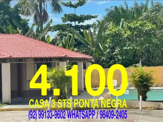 Imagem: Casa 3 Sts Ponta Negra - 4.100 Manaus