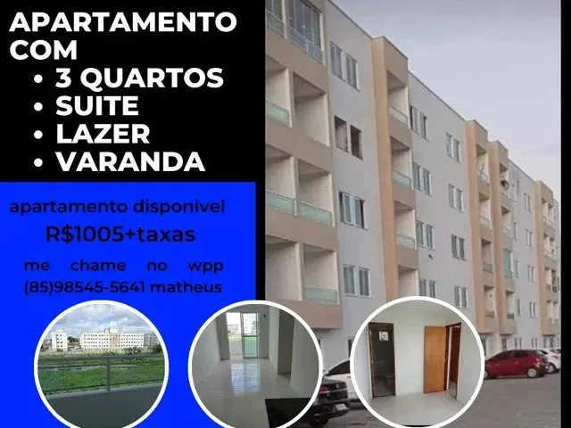 Imagem: Alugo Apartamento na Maraponga com 3 Qts