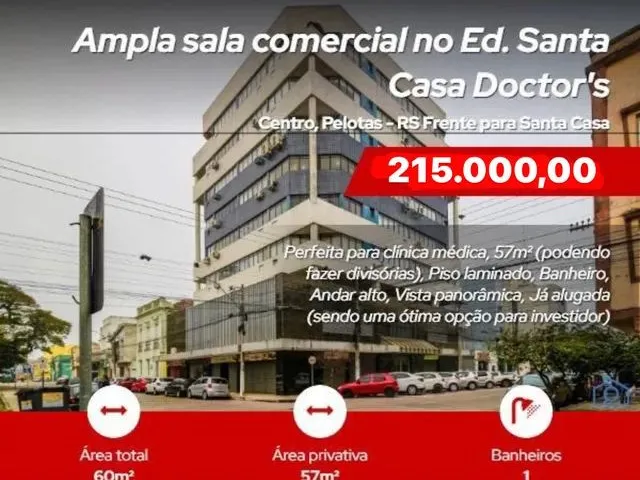 Imagem 2: Sala Comercial no Centro Pelotas