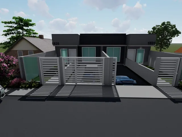 Imagem: Casas com 3 quartos sendo 1 suíte, garagem