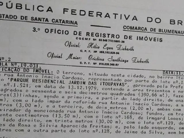 Imagem 4: Lindo Terreno na It. Central Blumenau-Sc