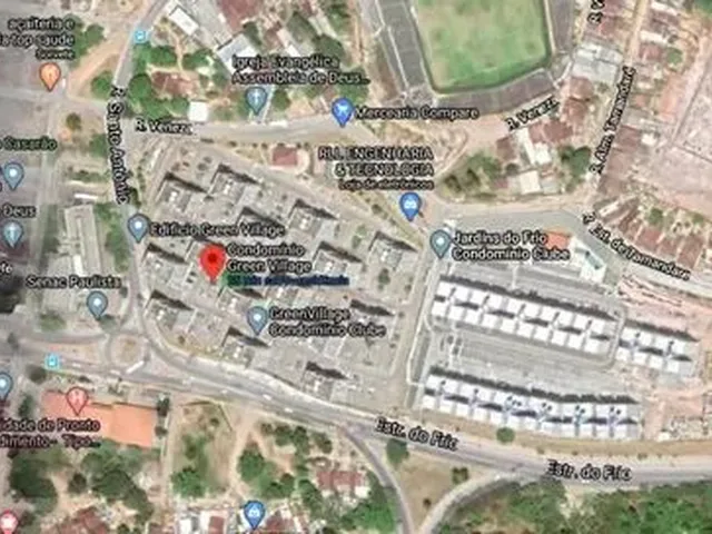 Imagem: O apartamento possui 2 Dormitórios, 1 Banheiro, 1 Vaga na