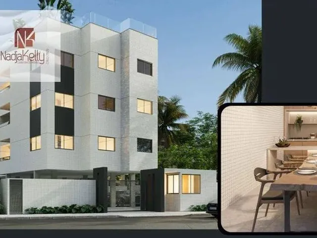 Imagem 1: Apartamento com 2 Dormitórios À Venda, 63 M² por R$ 394.000 - Poço - Cabedelo/Pb