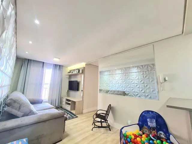 Imagem 3: Apartamento Mobiliado e Decorado 2 Quartos Sendo 1 Suíte no Up Life Pinheirinho Clube