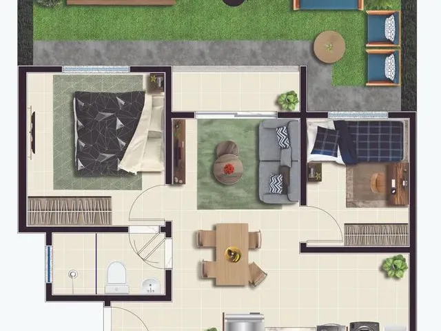 Imagem: Apartamento para Venda com 60 Metros Quadrados