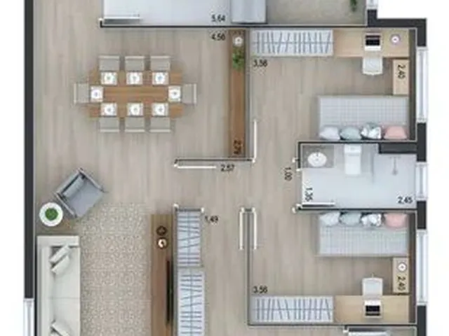 Imagem 5: Apartamento Residencial em Curitiba - Pr, Ahú
