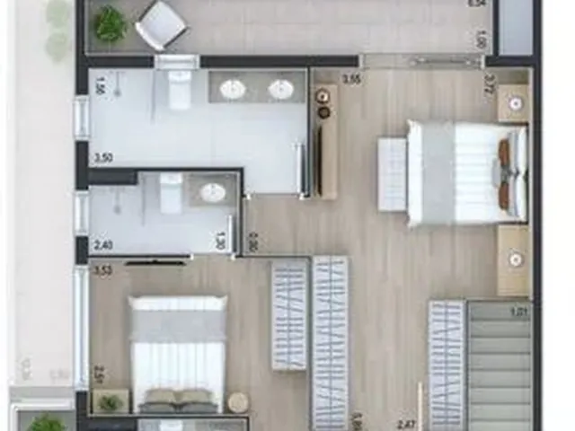 Imagem 14: Apartamento Residencial em Curitiba - Pr, Ahú