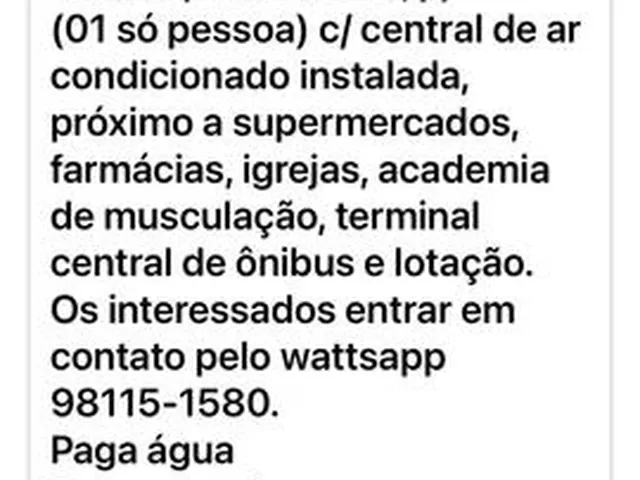 Imagem 3: Quarto no Centro