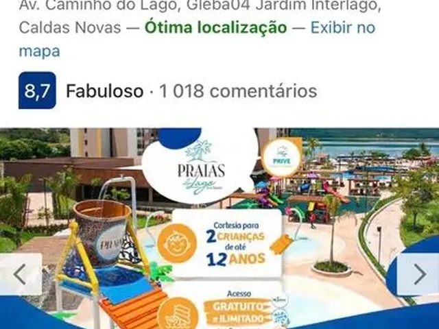 Imagem: Hotel Prive Praia do Lago
