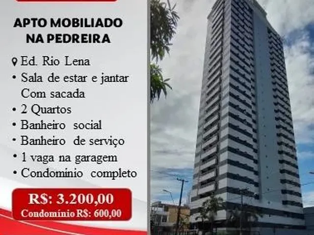 Imagem: Apartamento Mobiliado na Pedreira