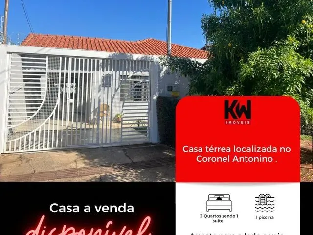 Imagem: Casa Á Venda no Bairro Coronel Antonino