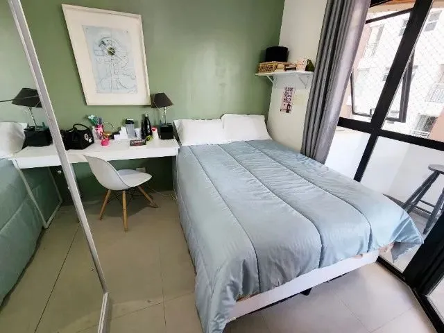 Imagem: Quarto Mobiliado Disponível em Alphaville