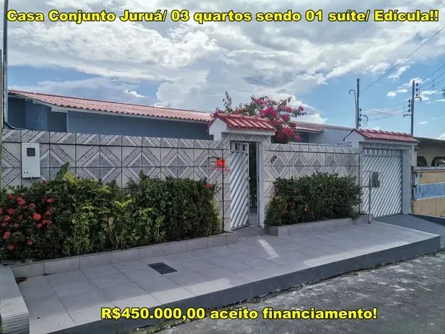 Imagem 1: Casa Conjunto Juruá / 1 Suíte + 2 Quartos/ Edícula/ Garagem Ampla!