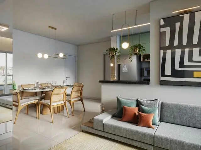 Imagem 3: Apartamento para Venda com 70 Metros Quadrados com 3 Quartos em Centro - Eusébio - Ce