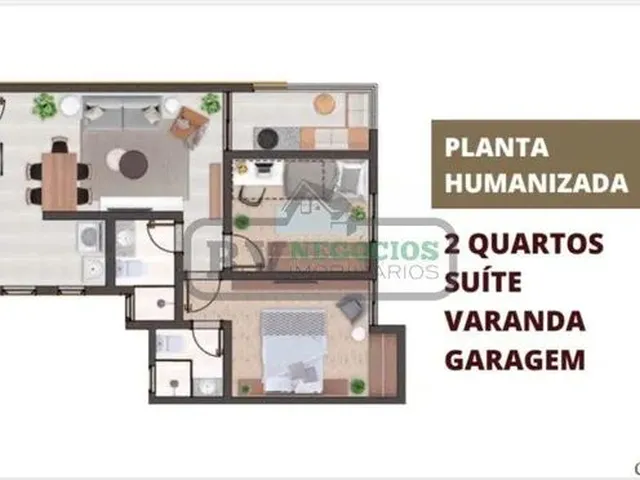 Imagem 13: [Adi][ Apartamento para Venda Possui 52 Metros Quadrados com 2 Quartos em Granbery