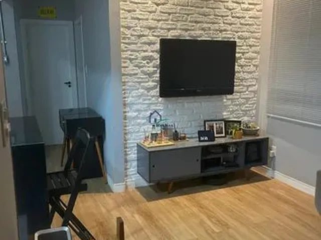 Imagem: O apartamento possui 1 Dormitório, 1 Banheiro, 1 Vaga na