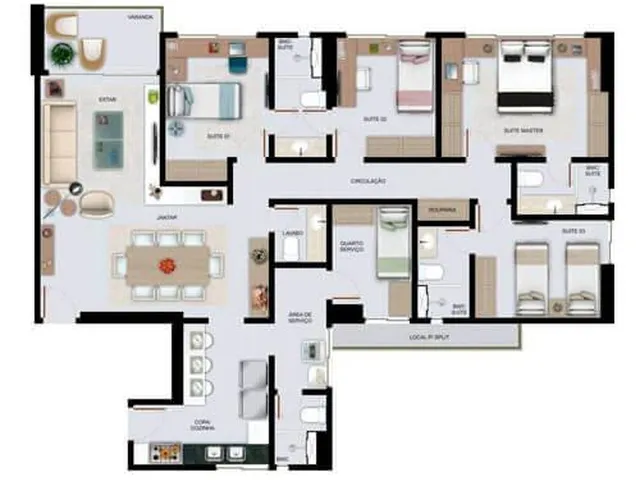 Imagem 3: Apartamento na Ilha do Retiro Pronto para Morar, 3 Quartos 1 Suite Acabamento Padrão