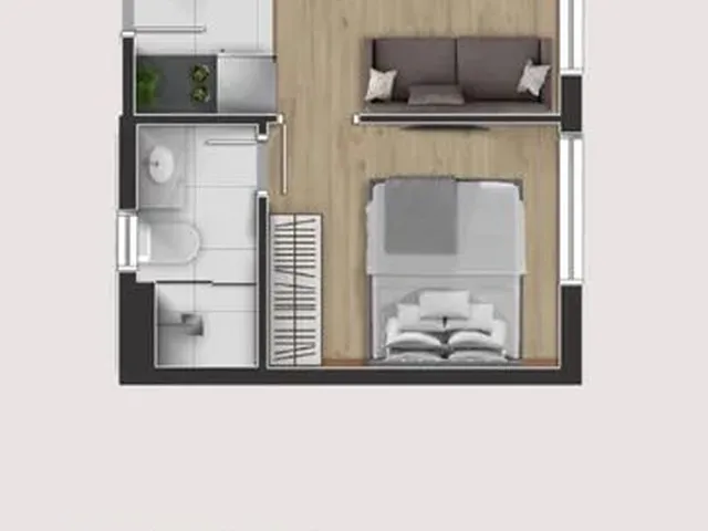 Imagem: Apartamento, 1 Quarto, no Bairro Prado Velho