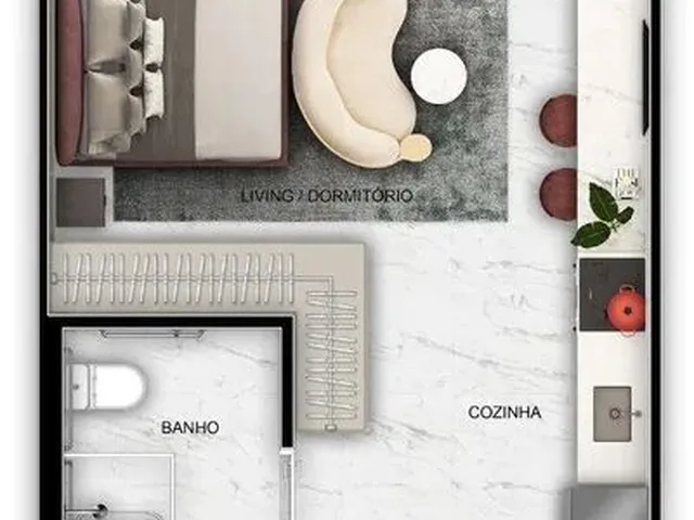 Imagem: Studio com 1 Dormitório À Venda, 27 M²