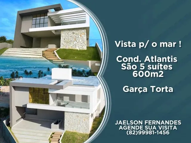 Imagem: Excepcional Mansão Nova 5 Suítes 600M2