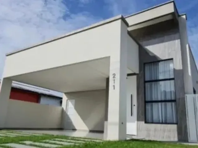 Imagem: A casa em condomínio possui 3 Dormitórios, 1 Suíte, 2