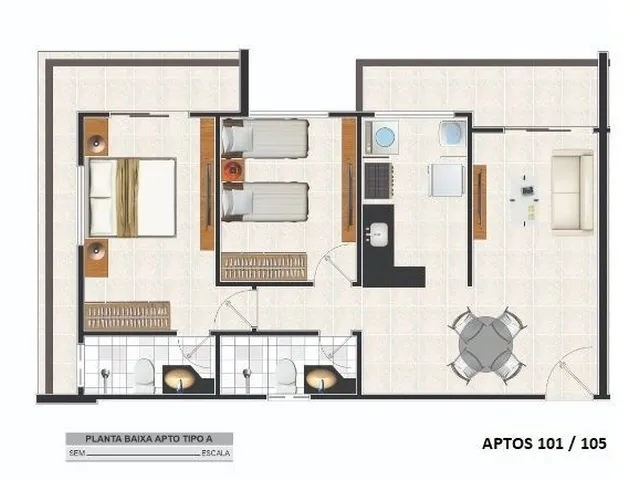 Imagem 4: Apartamento na Caucaia (Cód0053)