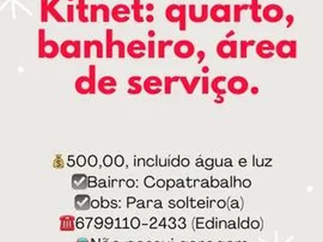 Imagem: Kitnet