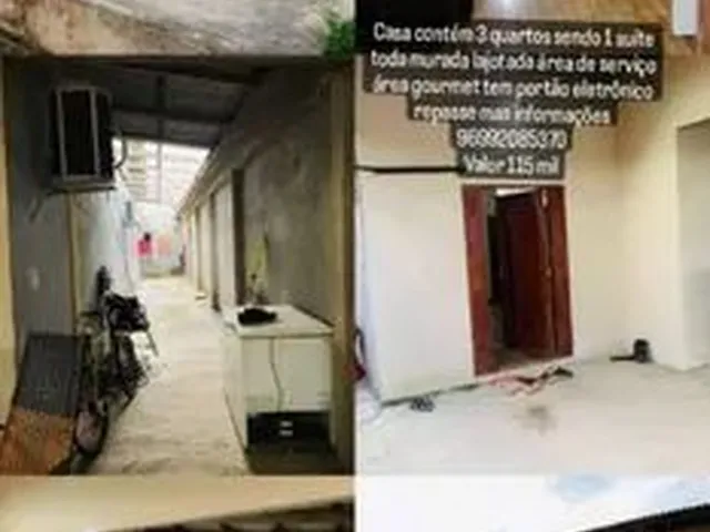 Imagem: A casa possui 3 Dormitórios, 1 Suíte, 2 Banheiros, 1 Vaga
