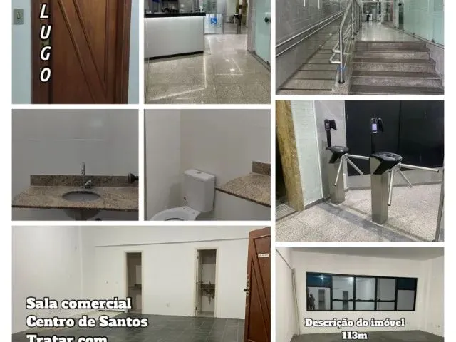 Imagem: Sala Comercial no Centro de Santos