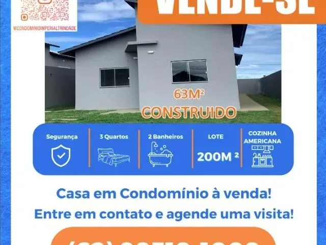 Imagem: Casa Condomínio Imperial - Trindade - Goiás