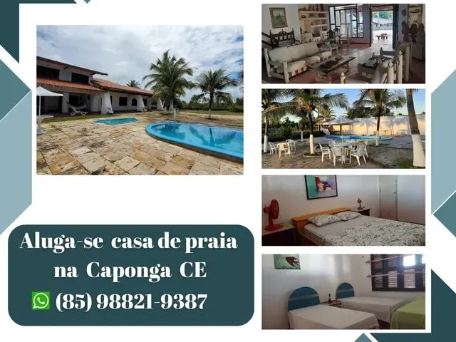 Imagem: Alugo Casa de Praia na Caponga Ce