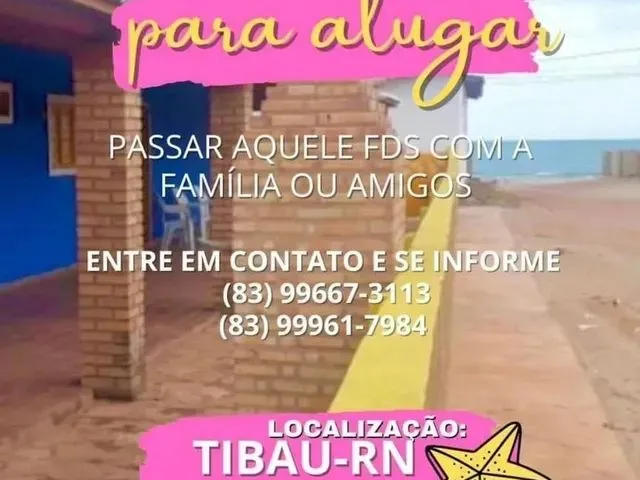 Imagem: Casa Pará Alugar em Tibau do Norte Rn