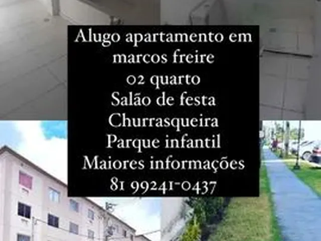 Imagem: Alugo Apto e Marcos Freire R$750,00