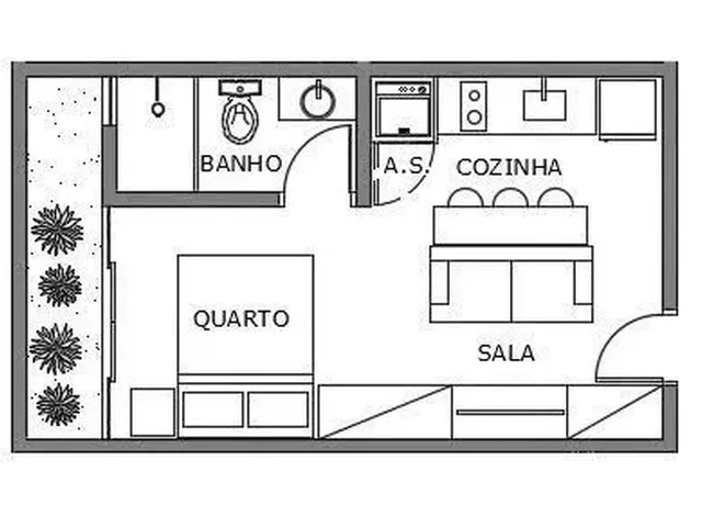 Imagem 1: Divido Kitnete no Bairro Maracana Proximo a Praça dos Romeiro