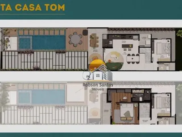 Imagem 11: Eusébio - Casa Duplex 118,94M² com 03 Suítes e 02 Vagas