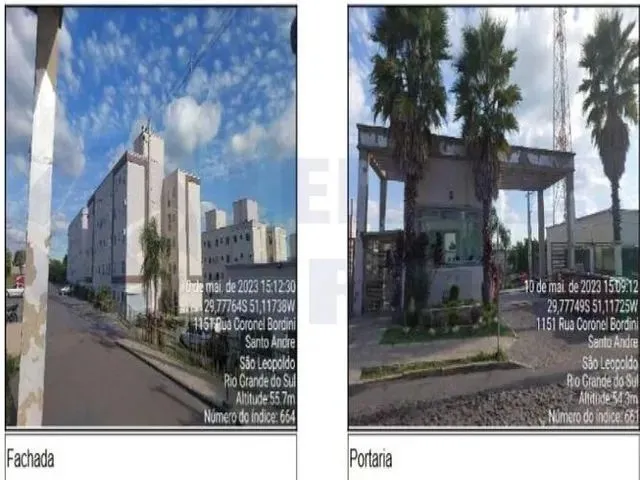 Imagem: O apartamento possui 2 Dormitórios, 1 Banheiro, 1 Vaga na