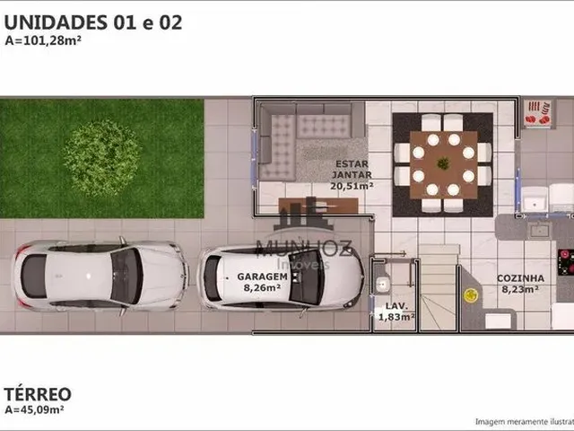 Imagem 12: Sobrado com 3 Dormitórios À Venda, 96 M² por R$ 560.000,00 - Barreirinha - Curitiba/Pr